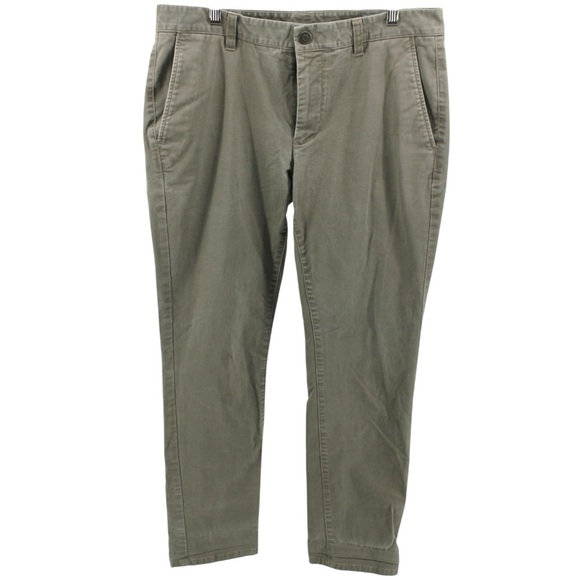 Bonobos Green Grey Washed Slim Fit Chino Pants Men's Size 32/32 Comfort Career - Picture 2 of 13